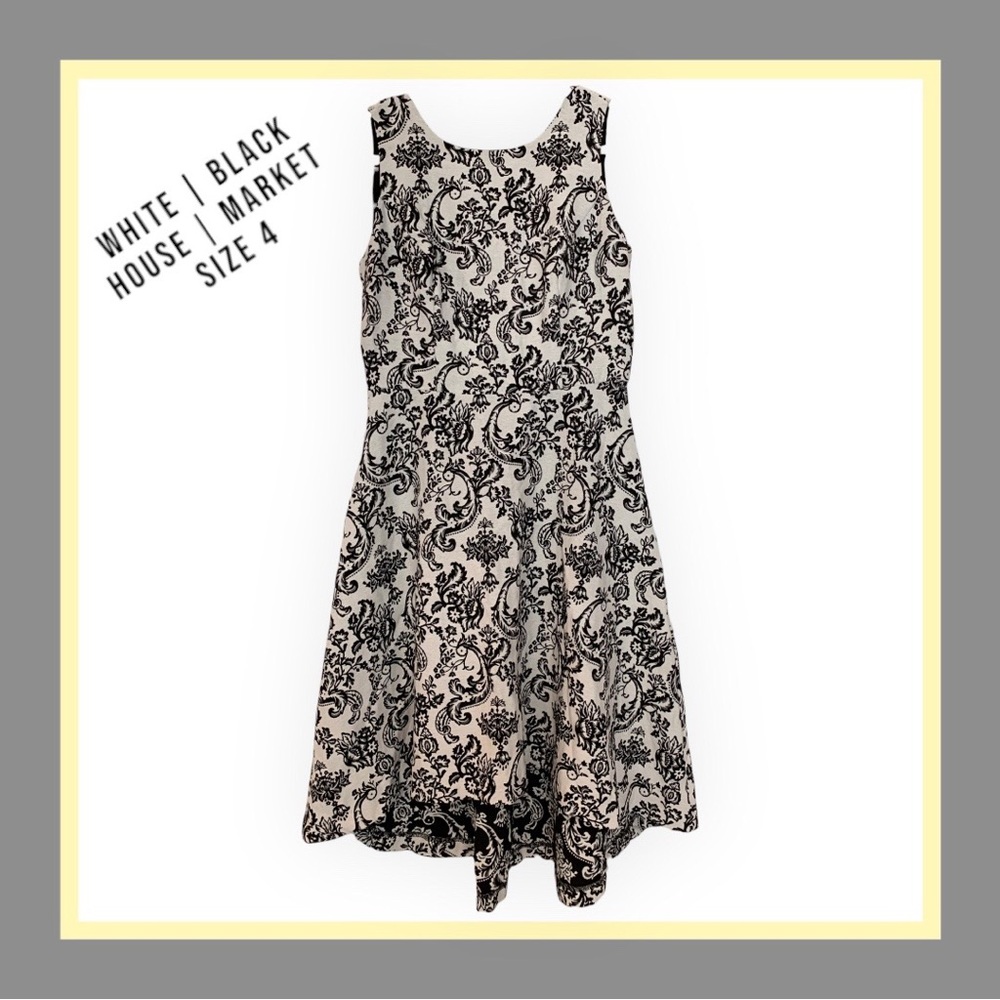LIKE NEW! - WHITE HOUSE BLACK MARKET, Women’s A-Line, High-Low Dress, Size 4